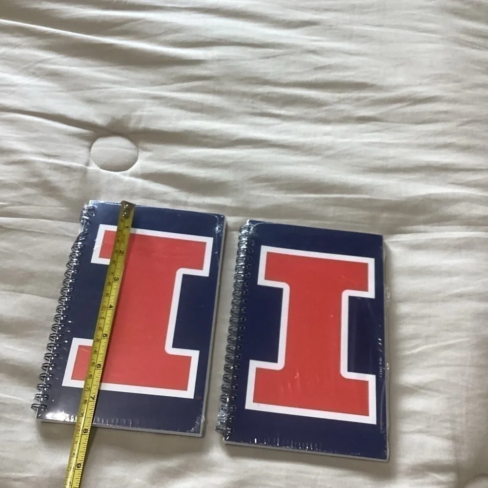Illinois Fighting Illini spiral Notebooks new in packages.University of Illinois